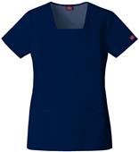 Dickies Women's EDS Square Neck Scrub Tops