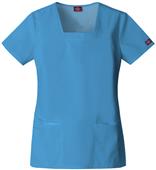Dickies Women's EDS Square Neck Scrub Tops