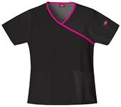 Dickies Women's EDS Mock Wrap Scrub Tops