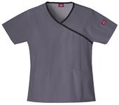 Dickies Women's EDS Mock Wrap Scrub Tops