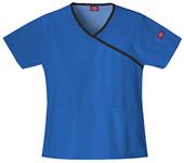Dickies Women's EDS Mock Wrap Scrub Tops