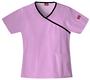 Dickies Women's EDS Mock Wrap Scrub Tops