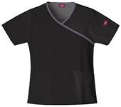 Dickies Women's EDS Mock Wrap Scrub Tops