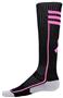 Red Lion Cancer Awareness Ribbon Laser Socks