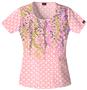 Dickies Women's Fashion Print Rnd Neck Scrub Tops