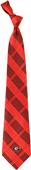 Eagles Wings NCAA Georgia Woven Plaid Tie