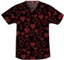 Dickies Women's EDS Print V-Neck Scrub Tops