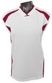 Womens Cap Sleeve Athletic Jerseys-Closeout Womens Cap Sleeve Athletic Jerseys-Closeout