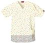 Dickies Women's EDS Print V-Neck Scrub Tops
