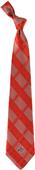Eagles Wings NCAA Ohio State Buckeyes Plaid Tie