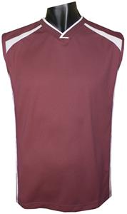 MAROON/WHITE