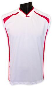 WHITE/SCARLET
