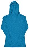 J America Womens Vanity Jersey Burnout Hoodie