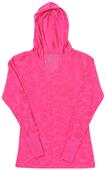 J America Womens Vanity Jersey Burnout Hoodie