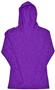 J America Womens Vanity Jersey Burnout Hoodie