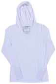J America Womens Vanity Jersey Burnout Hoodie