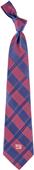 Eagles Wings NFL New York Giants Woven Plaid Tie