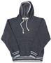 J America Vintage Striped Rib Hoodie