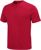Majestic Basic 2-Button Placket Baseball Jersey