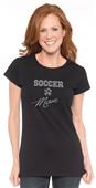 In Your Face Apparel Misses Soccer Mom Bling Tee