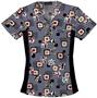Cherokee Women's Flexibles Print V-Neck Scrub Tops