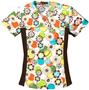 Cherokee Women's Flexibles Print V-Neck Scrub Tops