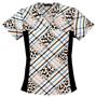 Cherokee Women's Flexibles Print V-Neck Scrub Tops