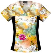 Cherokee Women's Flexibles Print V-Neck Scrub Tops