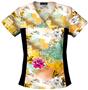 Cherokee Women's Flexibles Print V-Neck Scrub Tops