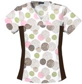 Cherokee Women's Flexibles Print V-Neck Scrub Tops