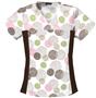 Cherokee Women's Flexibles Print V-Neck Scrub Tops