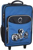 O3 Kids Blue Motorcycle Suitcase With Cooler