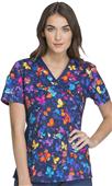 Cherokee Women's Flexibles PR Mock Wrap Scrub Tops Cherokee Women's Flexibles PR Mock Wrap Scrub Tops