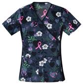 Cherokee Women's Flexibles PR Mock Wrap Scrub Tops