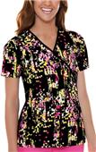Cherokee Women's Flexibles PR Mock Wrap Scrub Tops