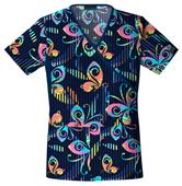 Cherokee Women's Flexibles PR Mock Wrap Scrub Tops
