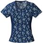 Cherokee Women's Flexibles PR Jewel Neck Scrub Top