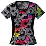 Cherokee Women's Flexibles PR Jewel Neck Scrub Top