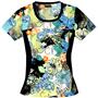 Cherokee Women's Flexibles PR Jewel Neck Scrub Top