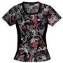 Cherokee Women's Flexibles PR Jewel Neck Scrub Top
