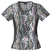 Cherokee Women's Flexibles PR Jewel Neck Scrub Top Cherokee Women's Flexibles PR Jewel Neck Scrub Top