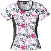 Cherokee Women's Flexibles PR Jewel Neck Scrub Top