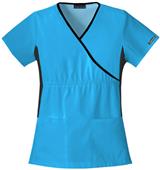 Cherokee Women's Flexibles Mock Wrap Scrub Tops Cherokee Women's Flexibles Mock Wrap Scrub Tops