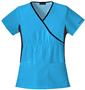 Cherokee Women's Flexibles Mock Wrap Scrub Tops