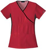 Cherokee Women's Flexibles Mock Wrap Scrub Tops Cherokee Women's Flexibles Mock Wrap Scrub Tops