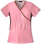 Cherokee Women's Flexibles Mock Wrap Scrub Tops