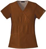 Cherokee Women's Flexibles Mock Wrap Scrub Tops