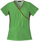 Cherokee Women's Flexibles Mock Wrap Scrub Tops
