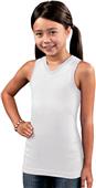 LAT Sportswear Girls Racer Back Longer Length Tank