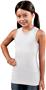LAT Sportswear Girls Racer Back Longer Length Tank